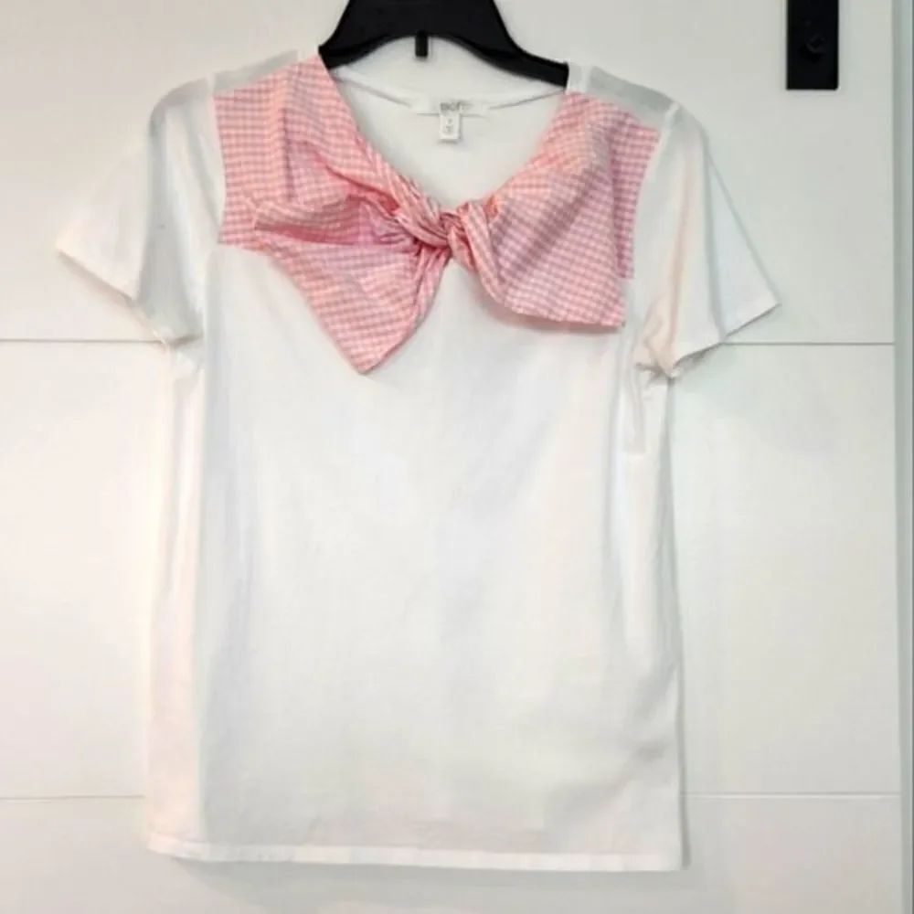 Woven Bow Tee